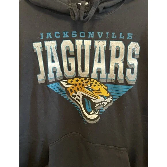Jacksonville Jaguars Hoodie Size L Fanatics New W/out Tags See Measurements - Picture 3 of 7